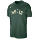 Nike Ανδρική κοντομάνικη μπλούζα Milwaukee Bucks Essentials Nike Ανδρική κοντομάνικη μπλούζα Milwaukee Bucks Essentials